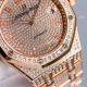 Best Audemars Piguet Royal Oak Rose Gold Full Diamond Automatic Watch 41mm (5)_th.jpg